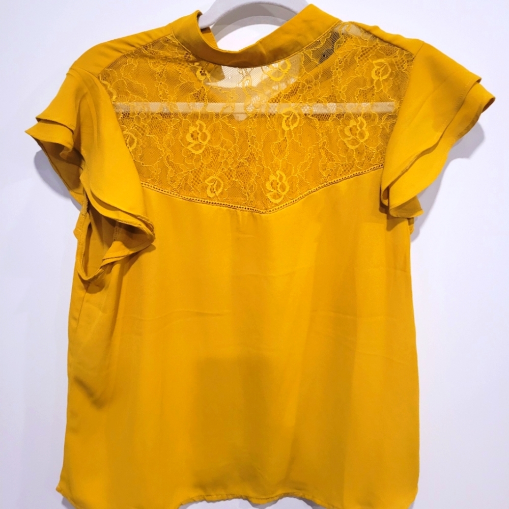 Mustard blouse